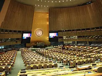 Vergaderzaal van de Algemene Vergadering