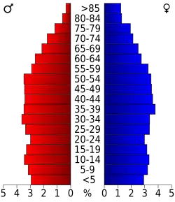 Bevolkingspiramide Campbell County