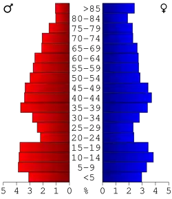 Bevolkingspiramide Lucas County