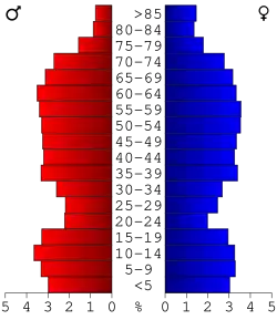 Bevolkingspiramide Morgan County