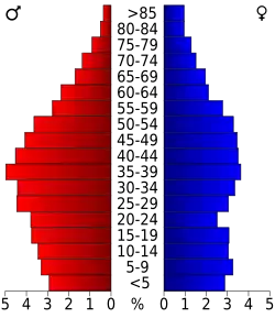 Bevolkingspiramide Morgan County
