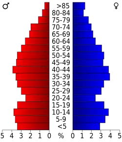 Bevolkingspiramide Perry County