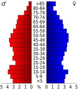Bevolkingspiramide Perry County