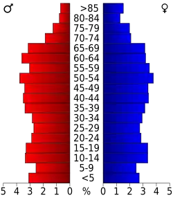 Bevolkingspiramide Pickett County
