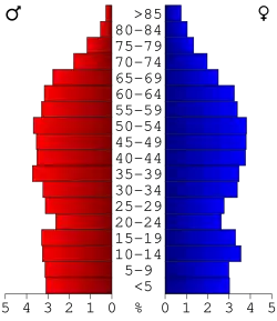 Bevolkingspiramide Putnam County
