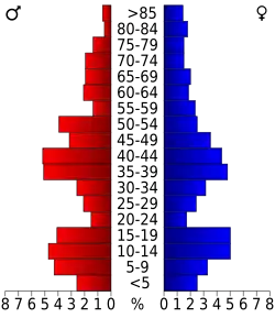Bevolkingspiramide Sterling County