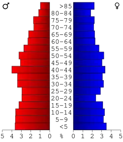 Bevolkingspiramide Sullivan County