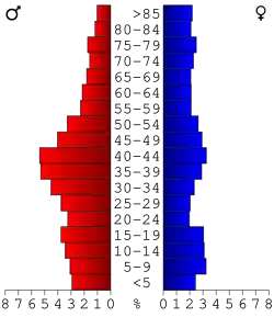Bevolkingspiramide Swift County
