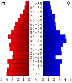 Bevolkingspiramide Webster County