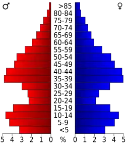 Bevolkingspiramide York County