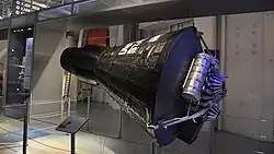 De replica van de Mercurycapsule