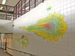 De kunst langs de rolstoelhelling