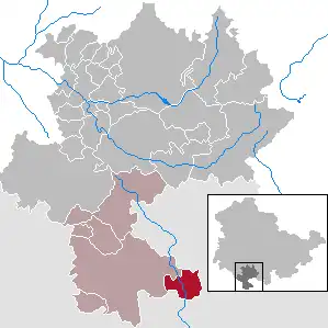 Kaart van Ummerstadt