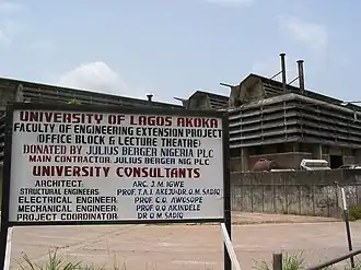 De universiteit van Lagos