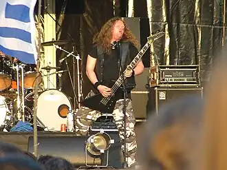 Johnny Hedlund (Unleashed) op Metalcamp 2007