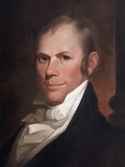 Voorzitter van het  Huis van Afgevaardigden  Henry Clay  uit Kentucky  Democratisch-Republikeinse Partij