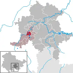 Kaart van Unterweißbach