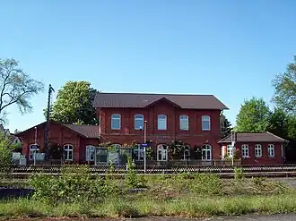 Cultureel centrum, voormalig station Uslar (foto uit 2008)