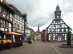 Uslar, Lange Straße, oude raadhuis