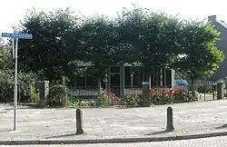 Hoek Gansstraat en het Oude Houtensepad te Utrecht.