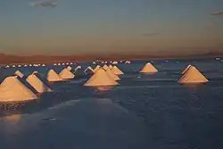 Zoutwinning op Salar