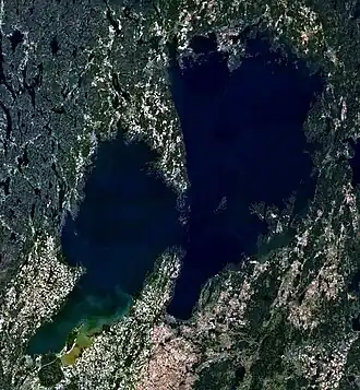 Vänermeer (satellietfoto)