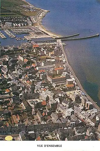 Gezicht op Grandcamp-Maisy