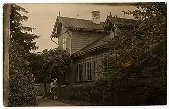 Het landhuis van Vahi, datum foto onbekend