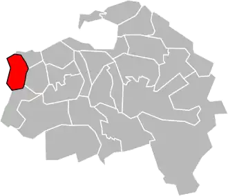 Locatie van het kanton