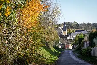 Gezicht op Valdampierre