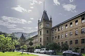 Kasteel van de oude fabriek in Paracambi