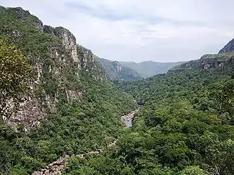 Vallei van de Rio Preto, Chapada dos Veadeiros, Goiás