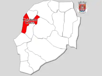 Kaart van Cristelo Covo