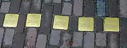 Stolpersteine voor de familie Cahn in Valkenburg, 7 november 2014