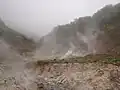 Fumaroles in de Valley of Desolation
