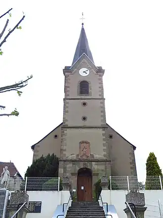 Kerk van Saint-Gengoulf / St. Gangolf in Valmont / Walmen