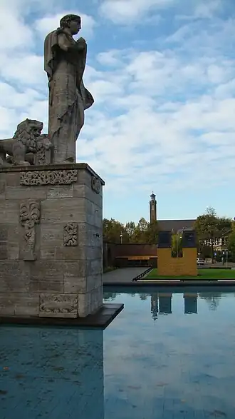 Gedeelte van het Monument Indië-Nederland