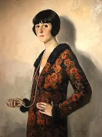 Annie van Ees (portret door Han van Meegeren, 1926)
