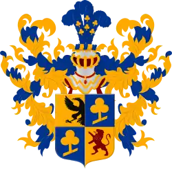 Het wapen van Van Burmania.