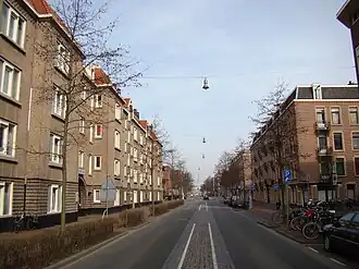 De Van Hallstraat in 2010