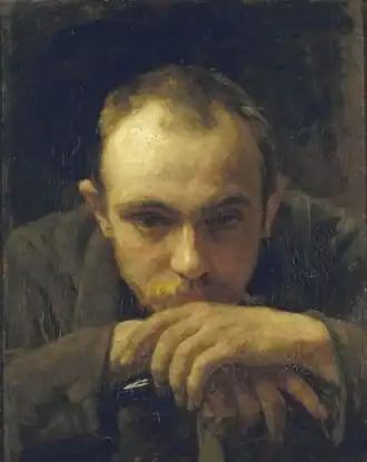 Portret van Maurits van der Valk door Jan Veth (±1890), Dordrechts Museum