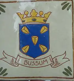 Foto van het blauwe Vapen symbool