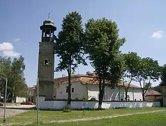 De Heilige Demetrius van Thessalonikikerk in Varbitsa