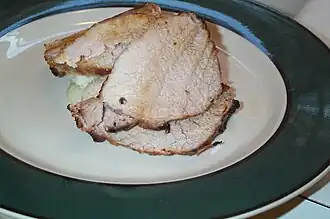 Gebraden varkensfricandeau