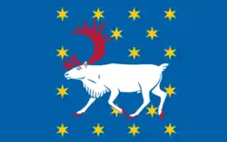 Vlag van Västerbotten