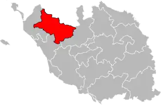 Locatie van het kanton