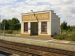 Station Vendeuvre: wachthuisje