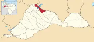 Locatie van de gemeente in Barinas