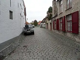 De Venkelstraat vanaf de Jeruzalemstraat