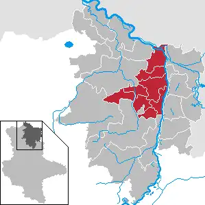 Kaart van Arneburg-Goldbeck